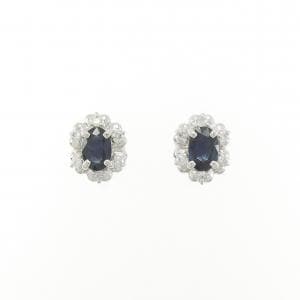 PT900 サファイヤ ピアス 0.50CT