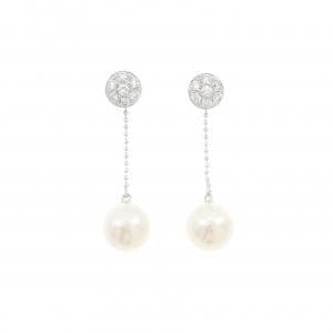 K18WG アコヤパール ピアス 8.5mm