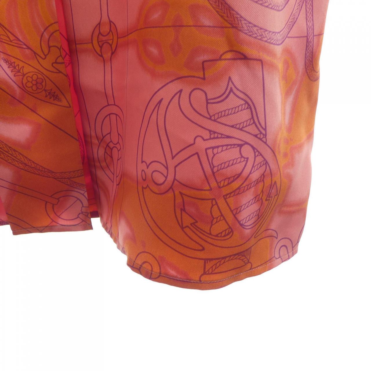 エルメス HERMES CLIQUETIS TATTOO AQUARELLE 2E0305DW ツイルレーヌ スカート