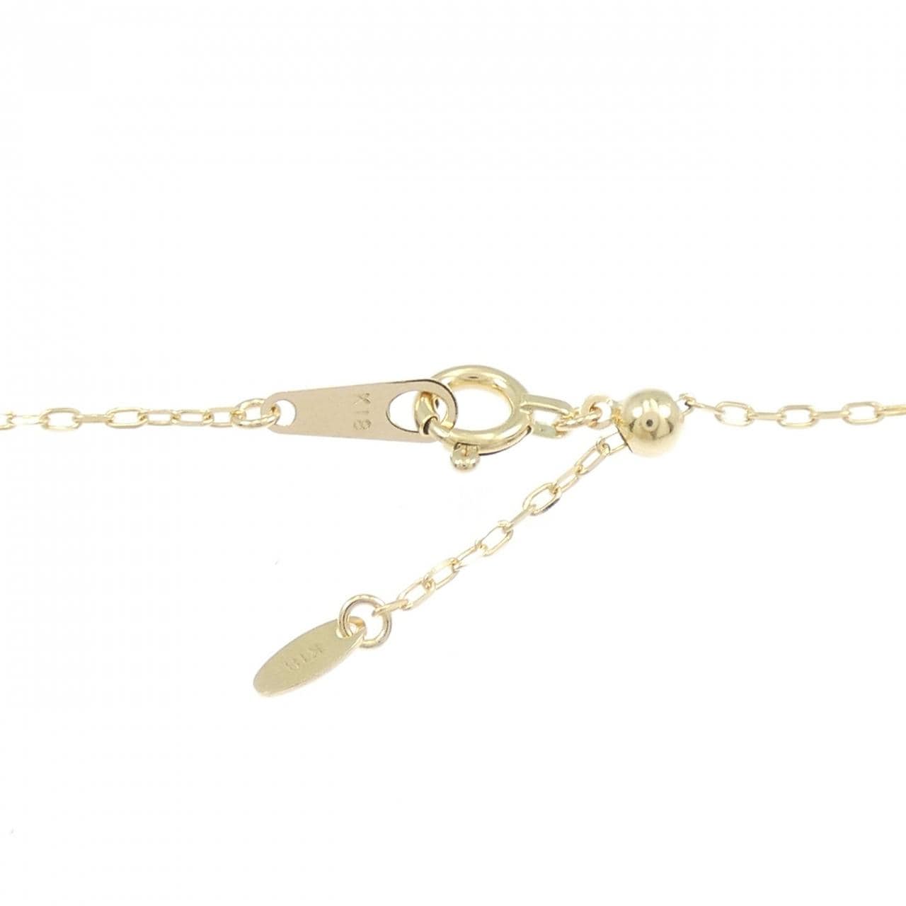 K18YG ダイヤモンド ネックレス 0.3CT