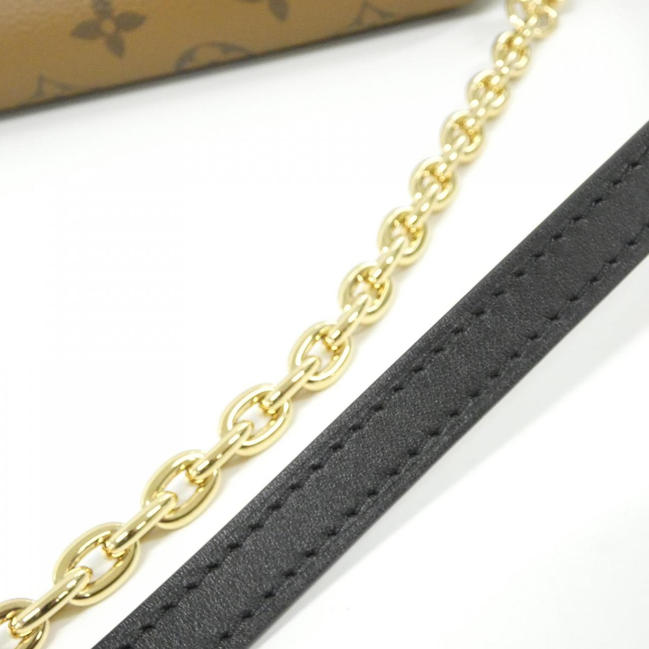 ルイヴィトン モノグラム リバース ウォレット オン チェーン アイビー M26587 ショルダーバッグ