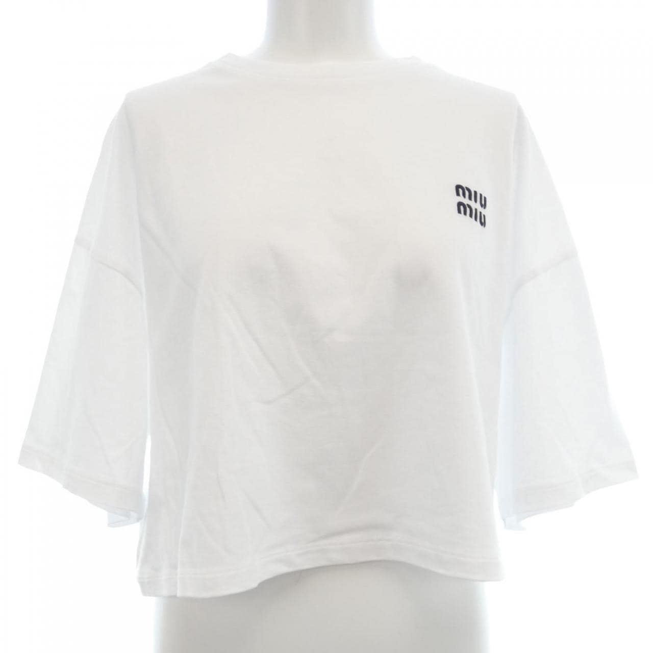 ミュウミュウ MIU MIU MJN381 11EB Tシャツ