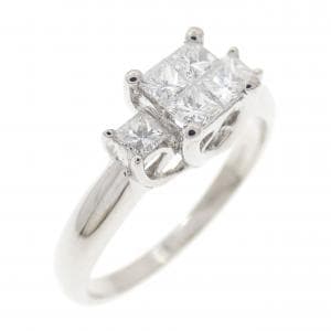 K18WG ダイヤモンド リング 0.52CT