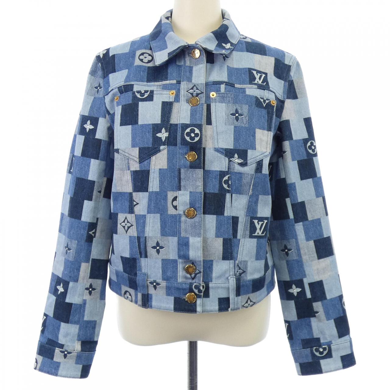 ルイヴィトン LOUIS VUITTON デニムモノグラムジャケット FIJA14TWS デニムジャケット