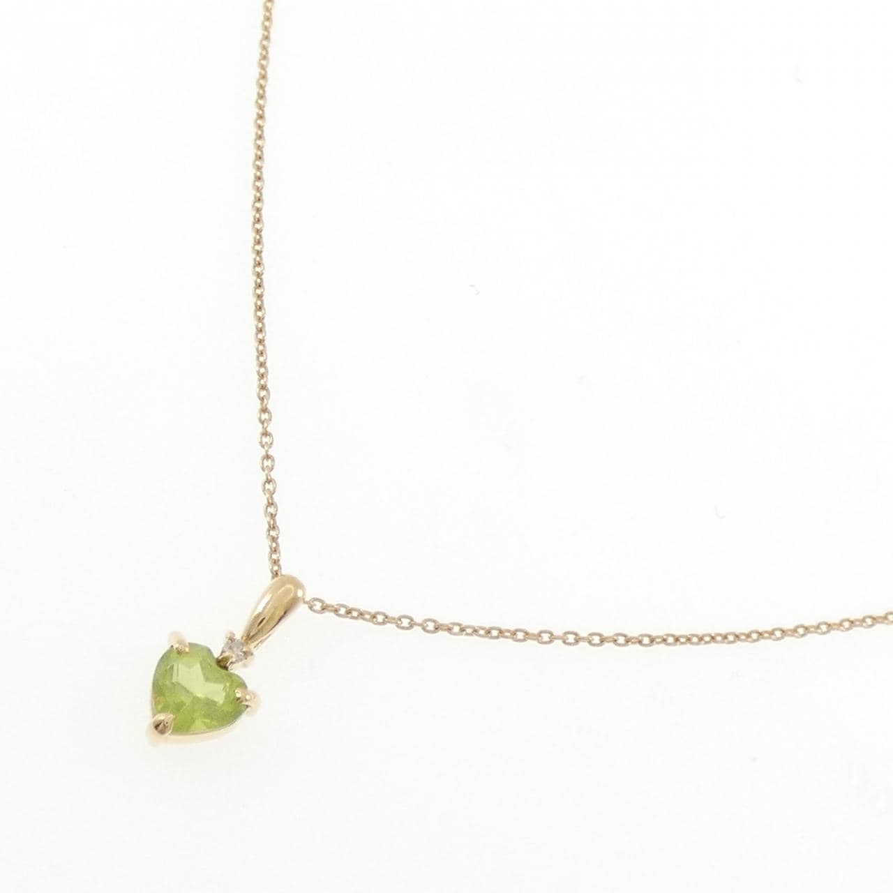K18YG/K10YG ペリドット ネックレス