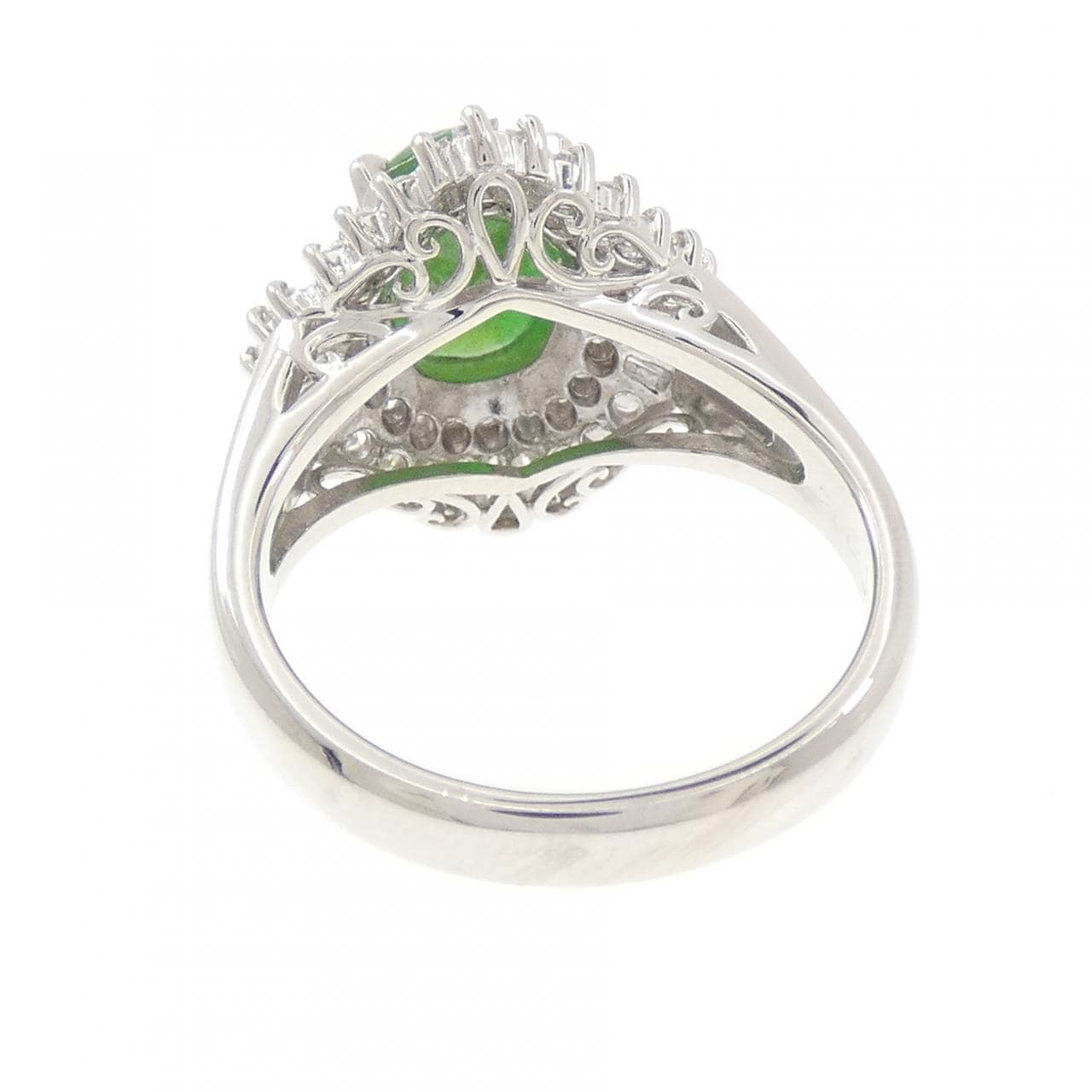 PT900 ヒスイ リング 2.08CT