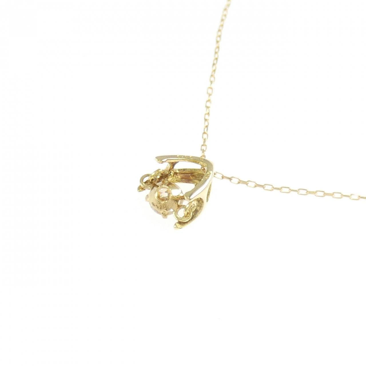 K18YG ダイヤモンド ネックレス 0.10CT