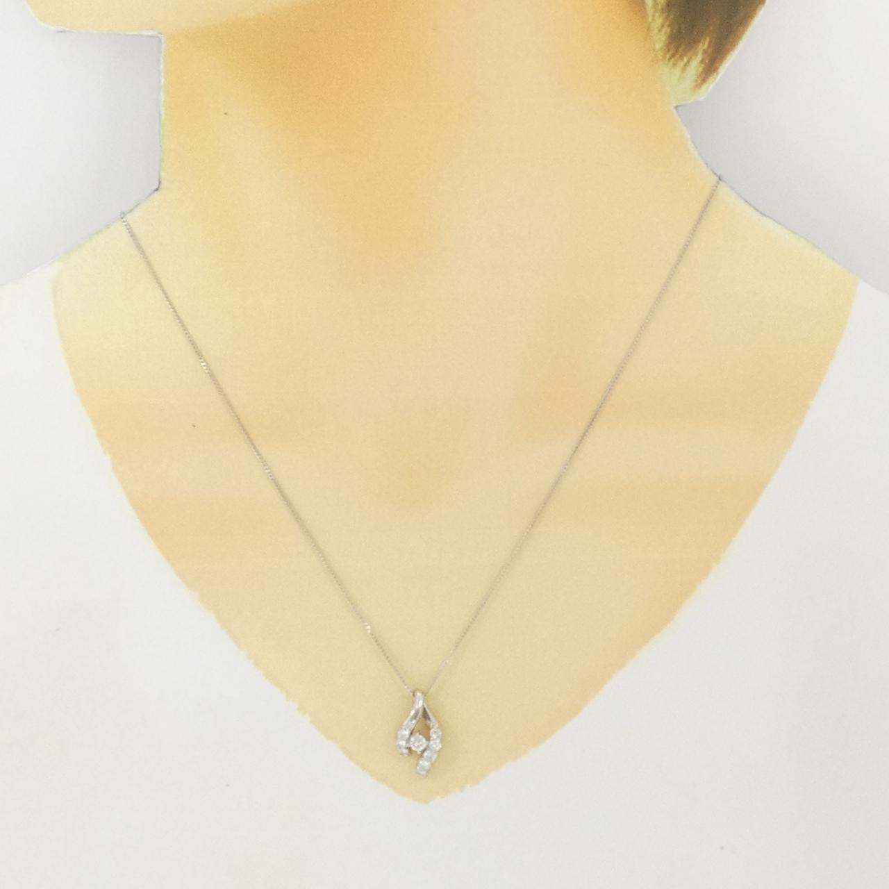 PT900/PT850 ダイヤモンド ネックレス 0.52CT