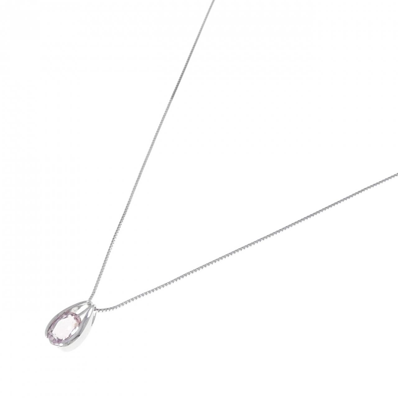 K18WG ベリル ネックレス 1.22CT