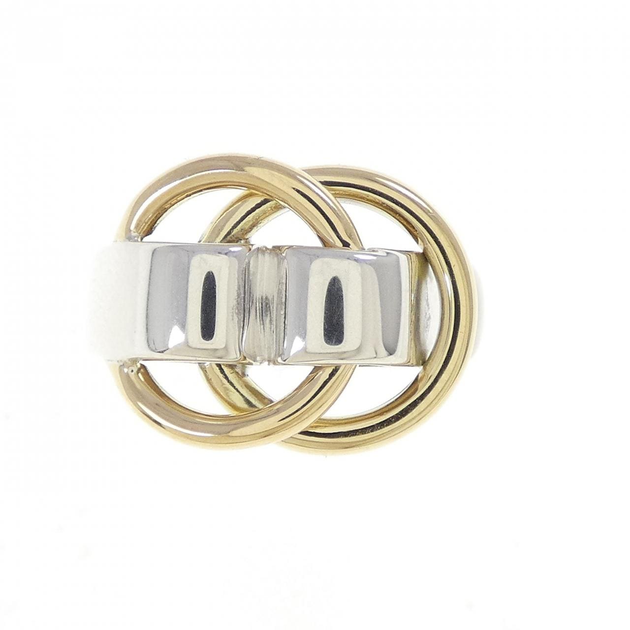 【ヴィンテージ】エルメス ドゥザノーリング リング