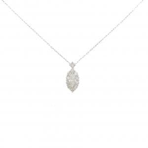【新品】PT900/PT850 ダイヤモンド ネックレス 0.20CT