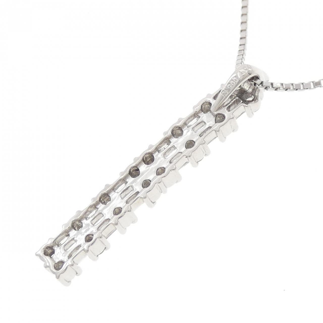 PT900/PT850 ダイヤモンド ネックレス 1.00CT