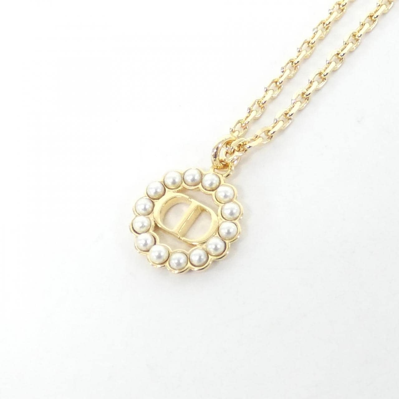 【新品】クリスチャンディオール プチ CD サークル N3559WOMRS ネックレス