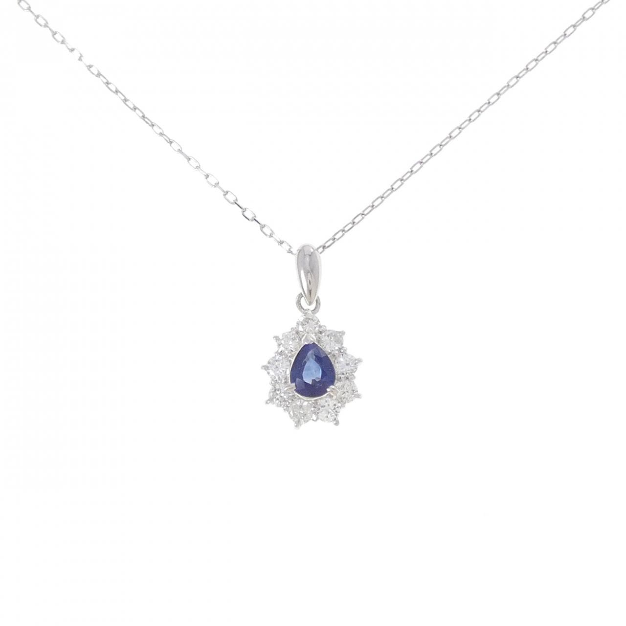 PT900/PT850 サファイヤ ネックレス 0.53CT