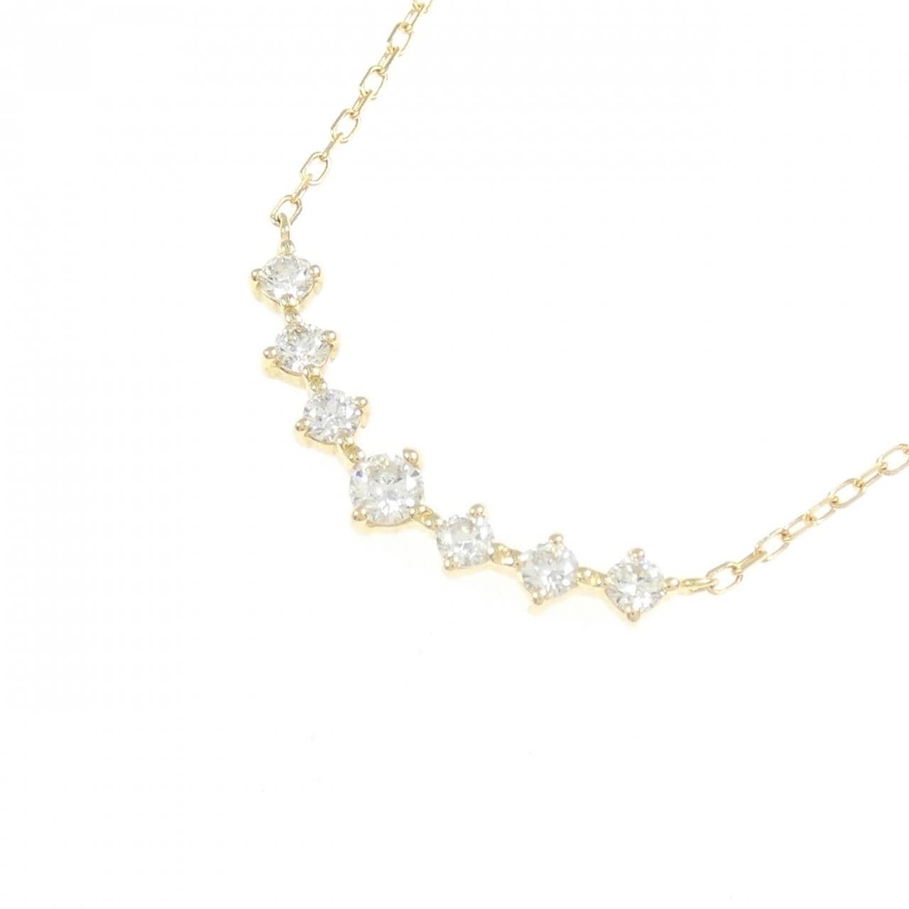 K18YG ダイヤモンド ネックレス 0.25CT