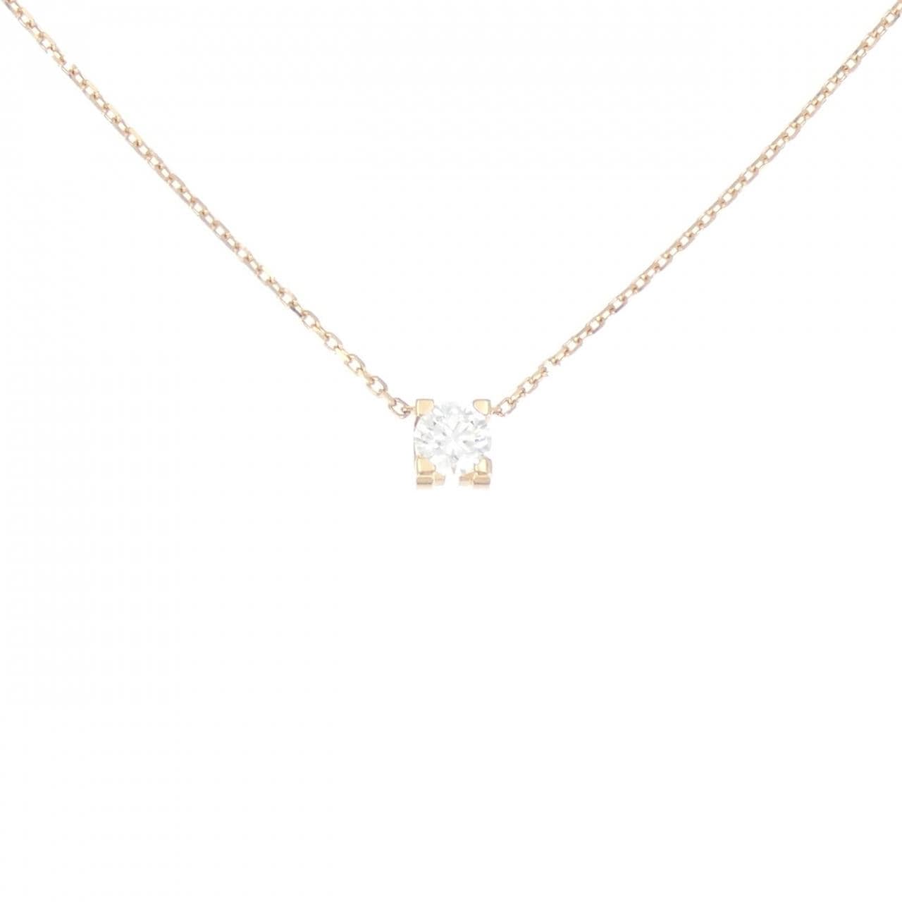 カルティエ Cドゥ カルティエ ネックレス 0.34CT D IF 3EXT