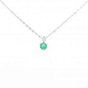ジーエスティービー エメラルド ネックレス 0.20CT