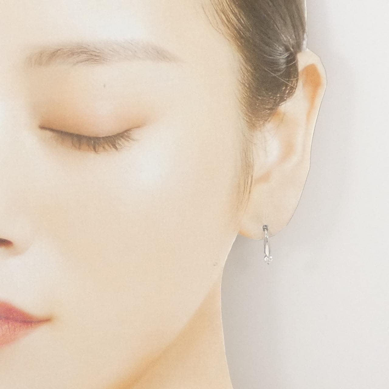 PT1000 ダイヤモンド ピアス 0.22CT