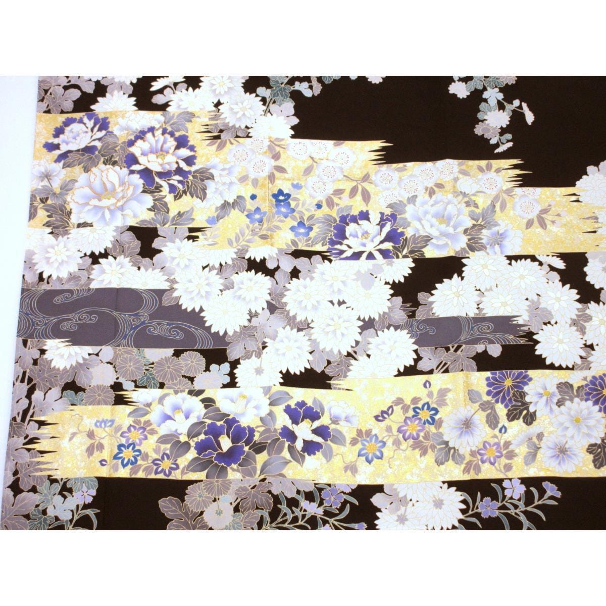 【未使用品】訪問着　友禅金彩加工【吉澤織物】