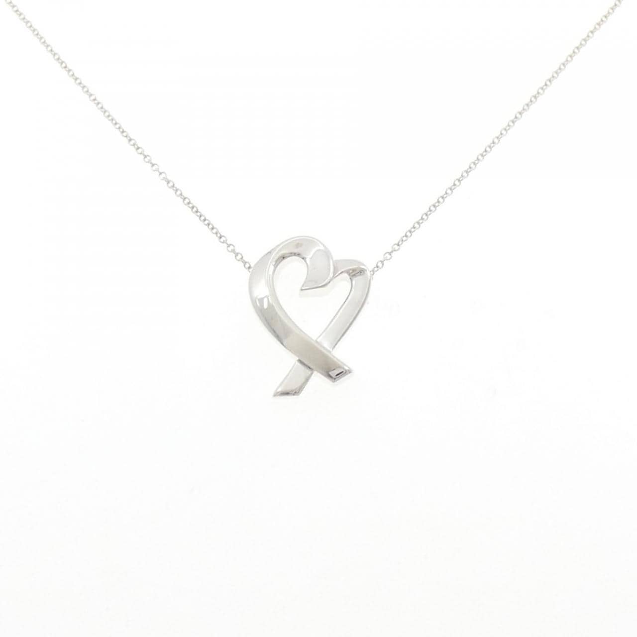 ティファニー ラビングハート ネックレス