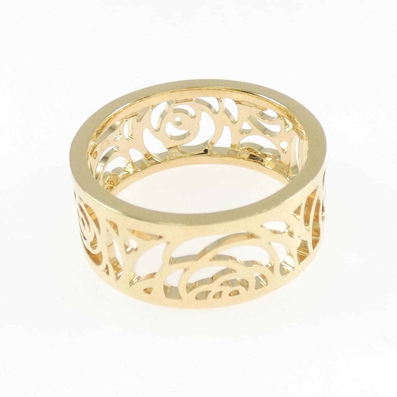 シャネル カメリア ミディアム リング