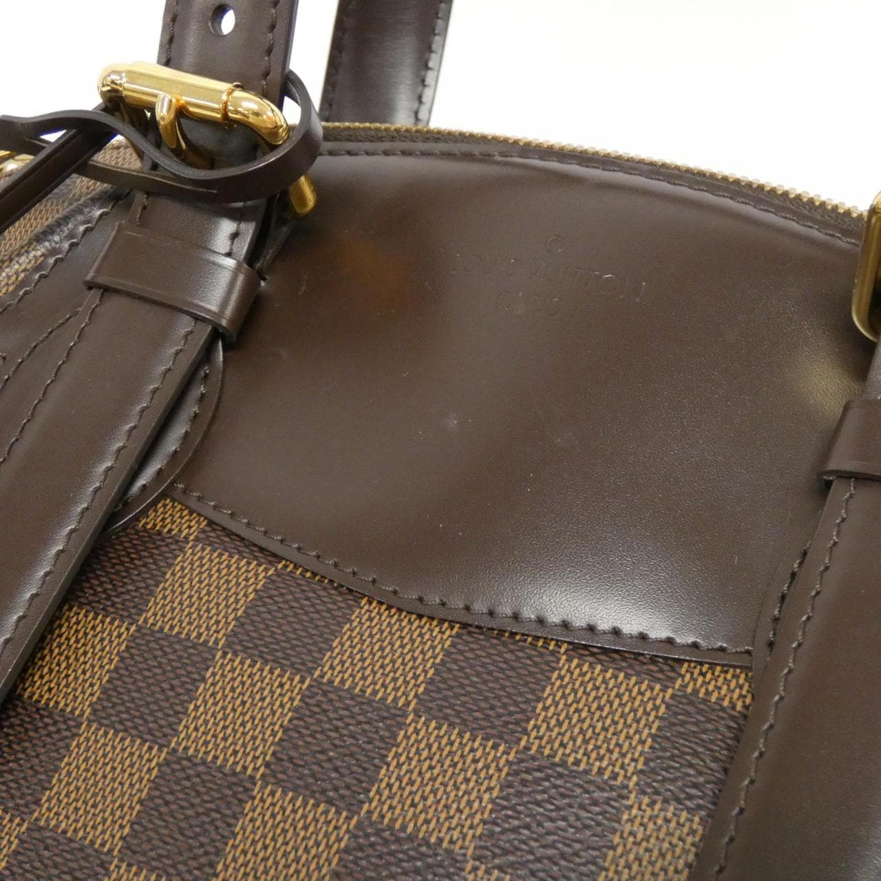 LOUIS VUITTON Damier Verona MM N41118 Shoulder Bag