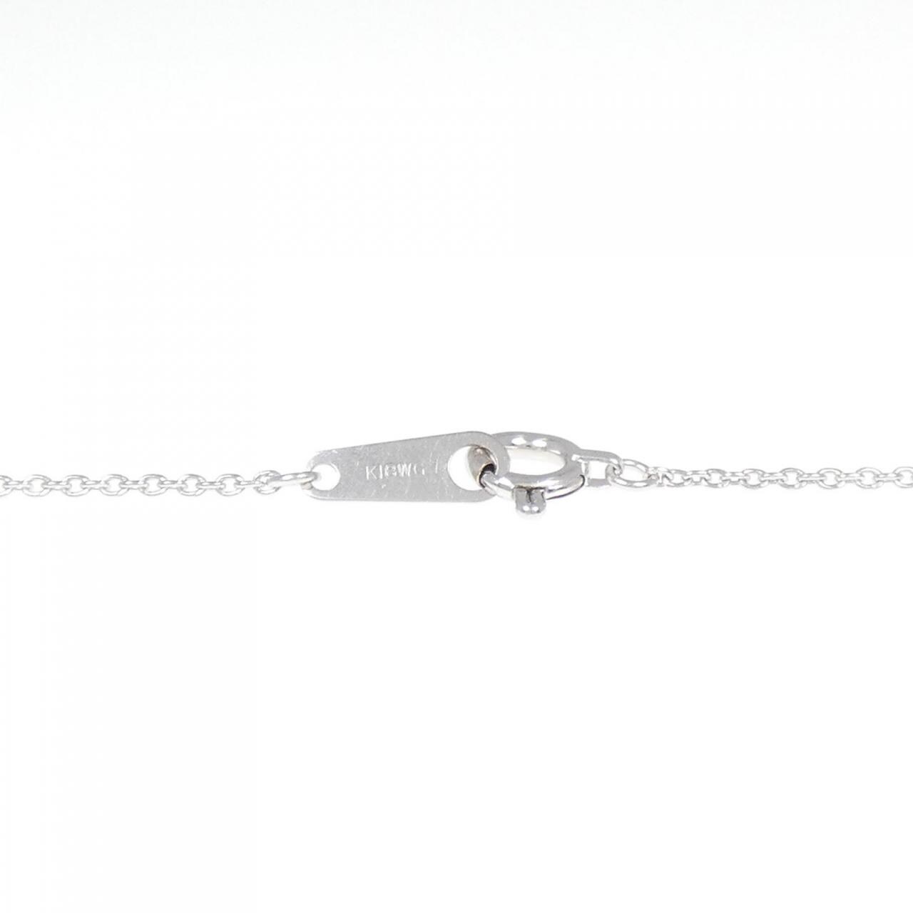 K18WG ダイヤモンド ネックレス 0.40CT