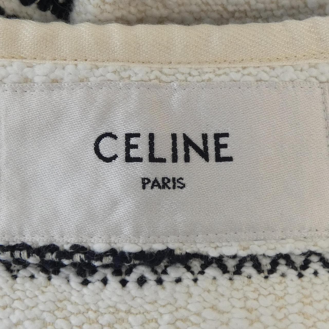 セリーヌ CELINE ストライプバハカーディガン トリオンフ 2V82S145X ノーカラージャケット