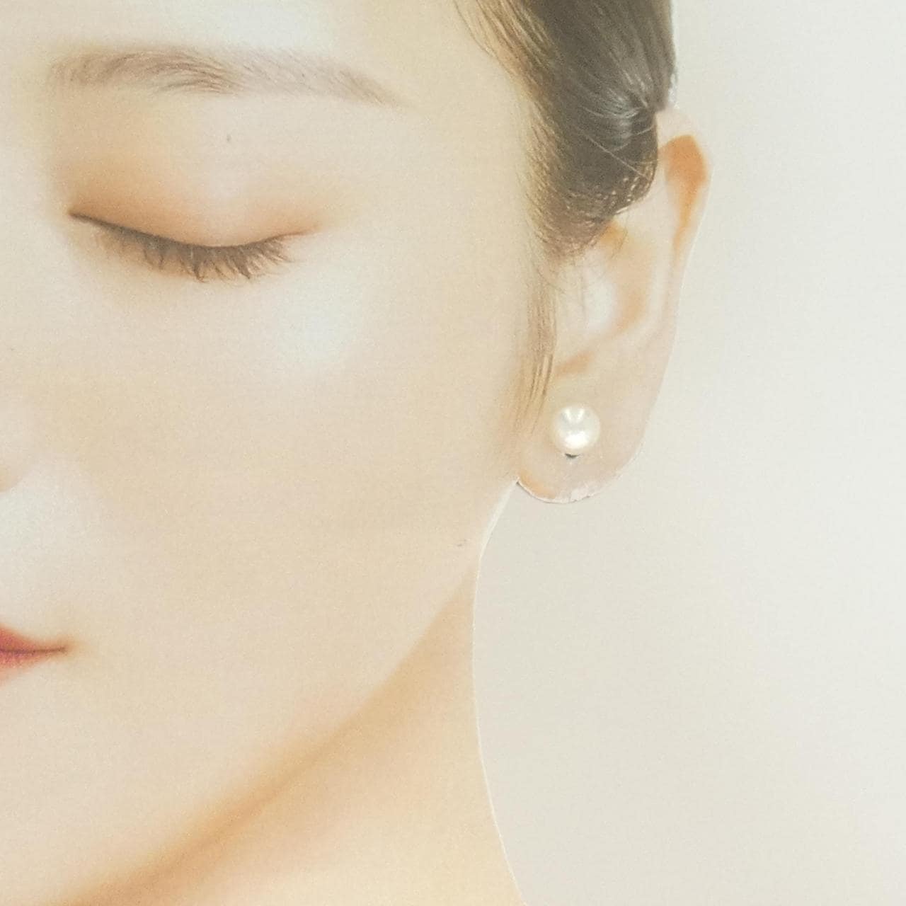 K14WG アコヤパール ピアス 8.3mm