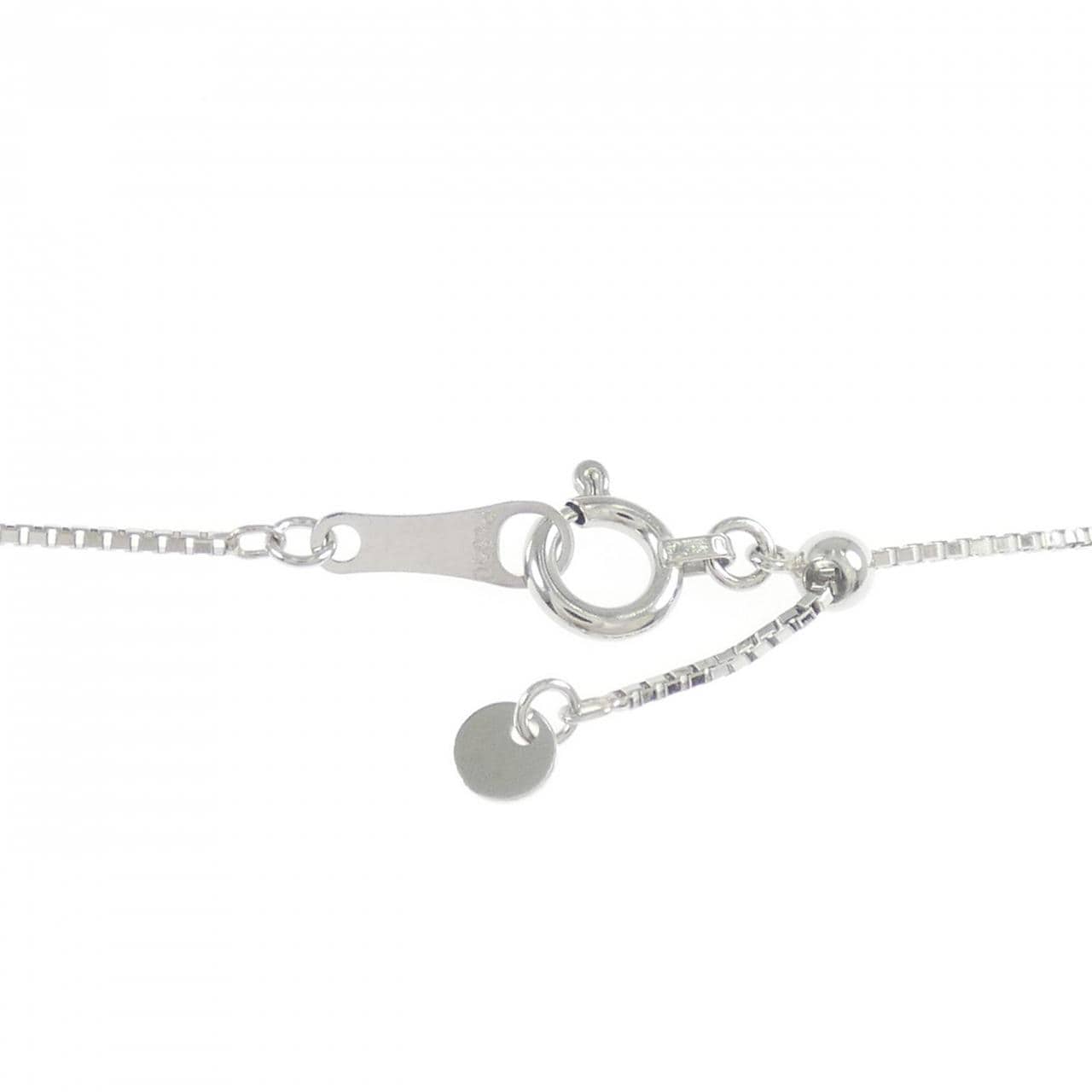 PT900/PT850 フラワー ダイヤモンド ネックレス 1.00CT