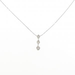 K18WG ダイヤモンド ネックレス 0.50CT