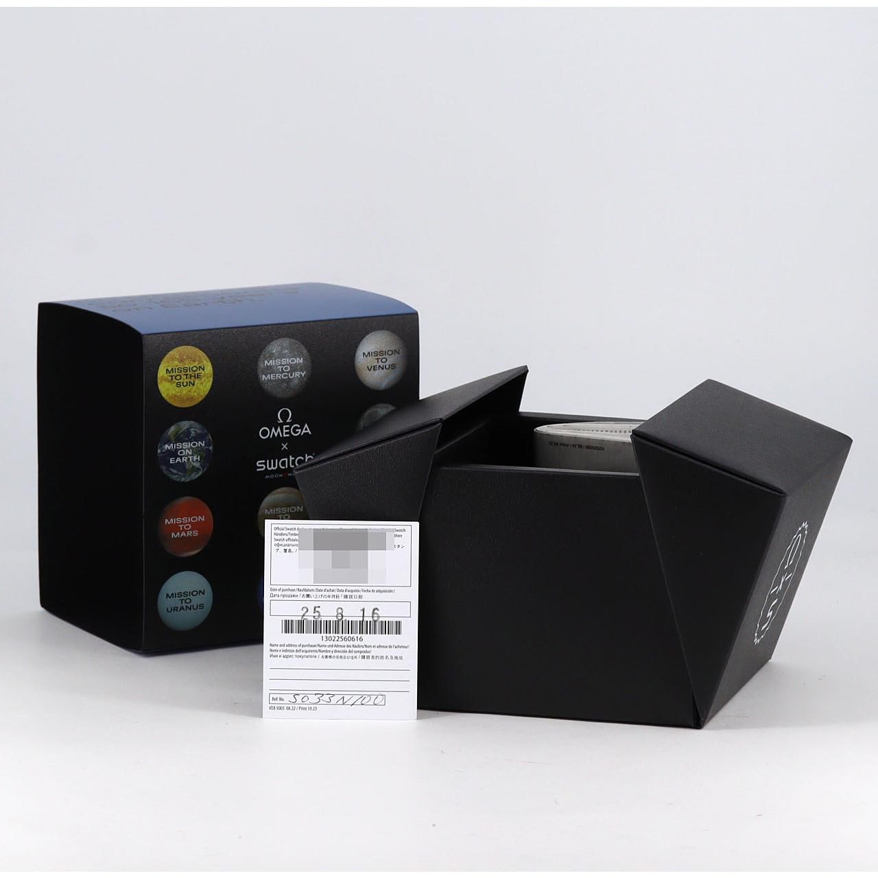 スウォッチ スウォッチxオメガ･ミッショントゥネプチューン SO33N100 バイオセラミック クォーツ