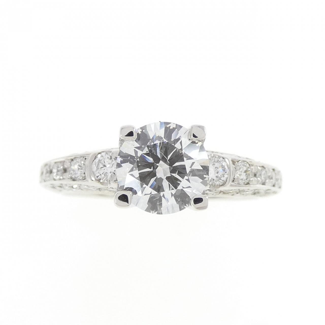 PT900 ダイヤモンド リング 1.000CT J SI1 VG