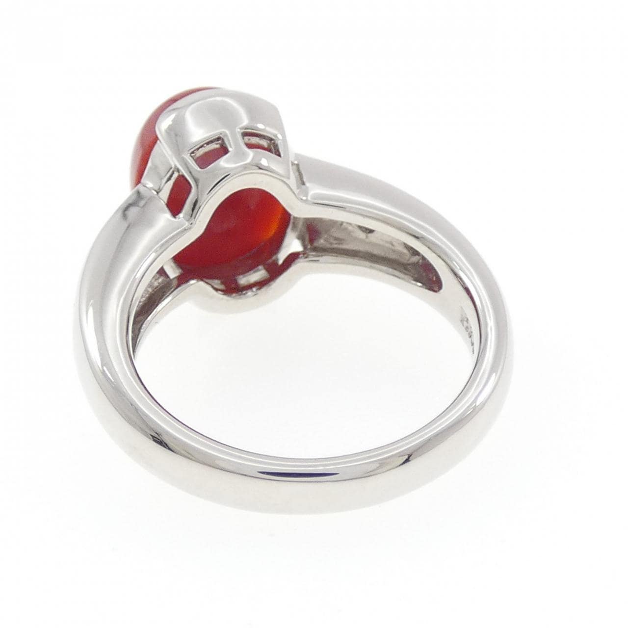 PT900 サンゴ リング 3.98CT