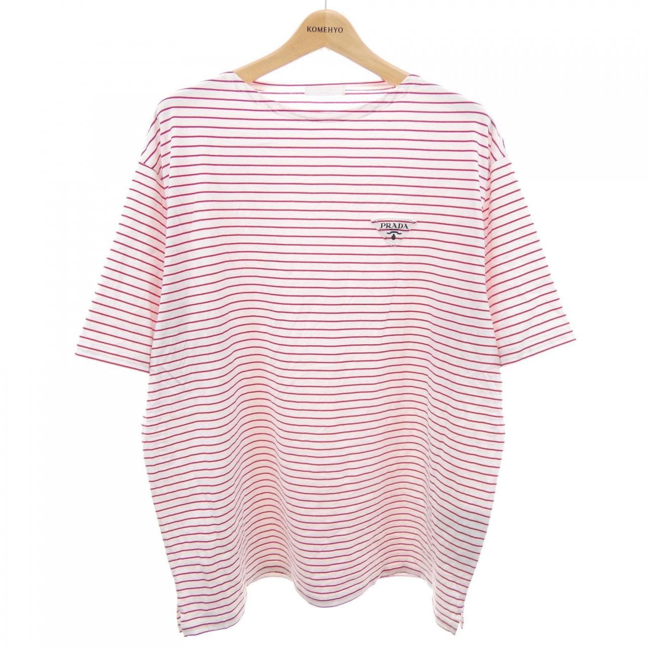 プラダ PRADA トライアングルロゴ UJN814 S221 104C Tシャツ