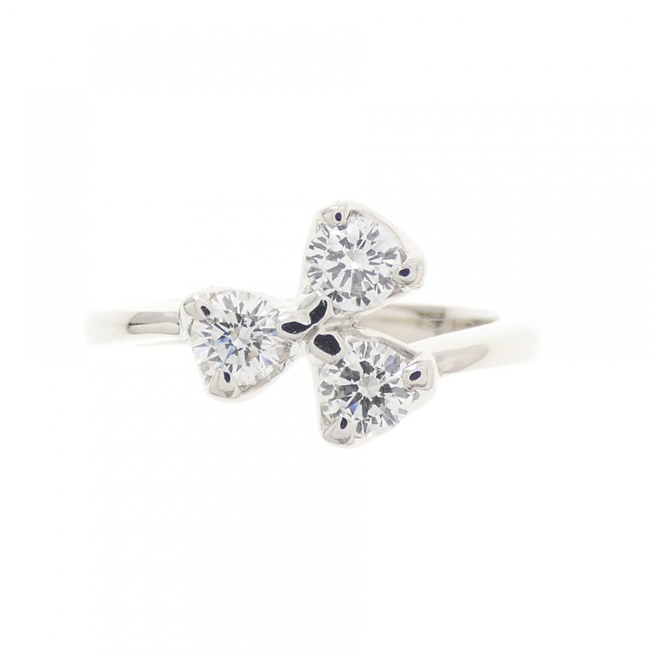 K18WG ダイヤモンド リング 0.48CT