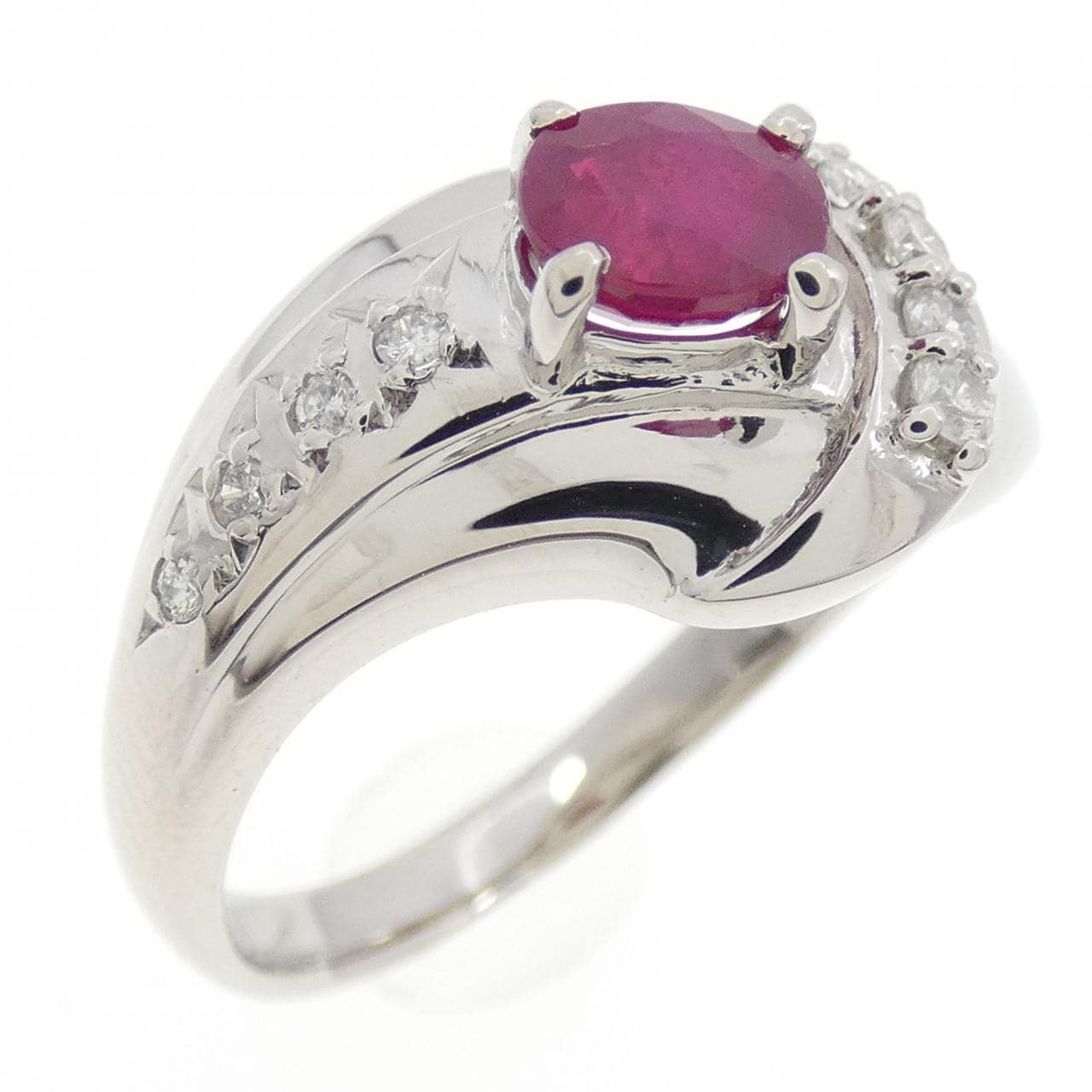 PT850 ルビー リング 0.59CT