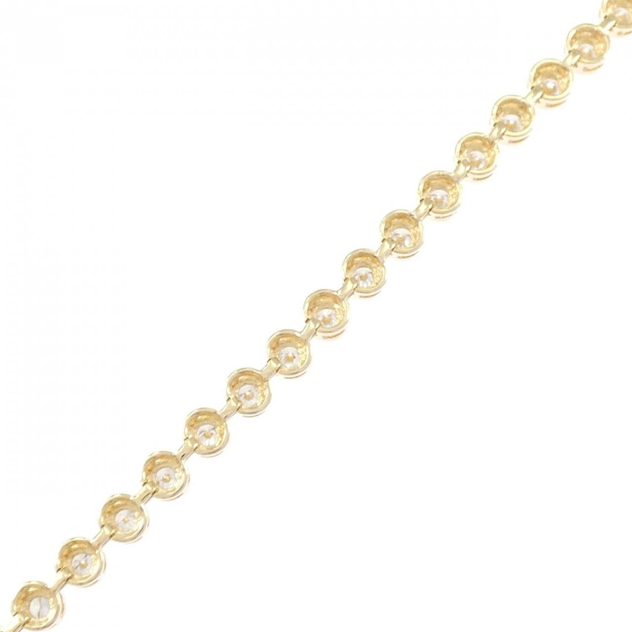 K18YG ダイヤモンド ブレスレット 2.03CT