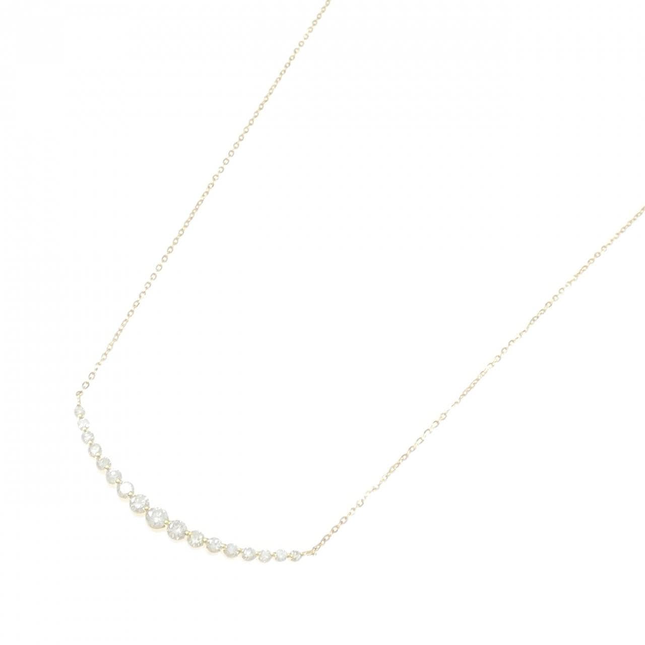 K18YG ダイヤモンド ネックレス 0.50CT