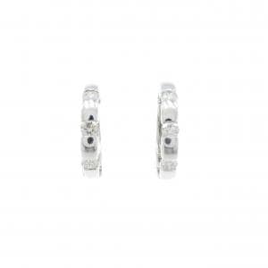 K14WG ダイヤモンド イヤリング 0.30CT