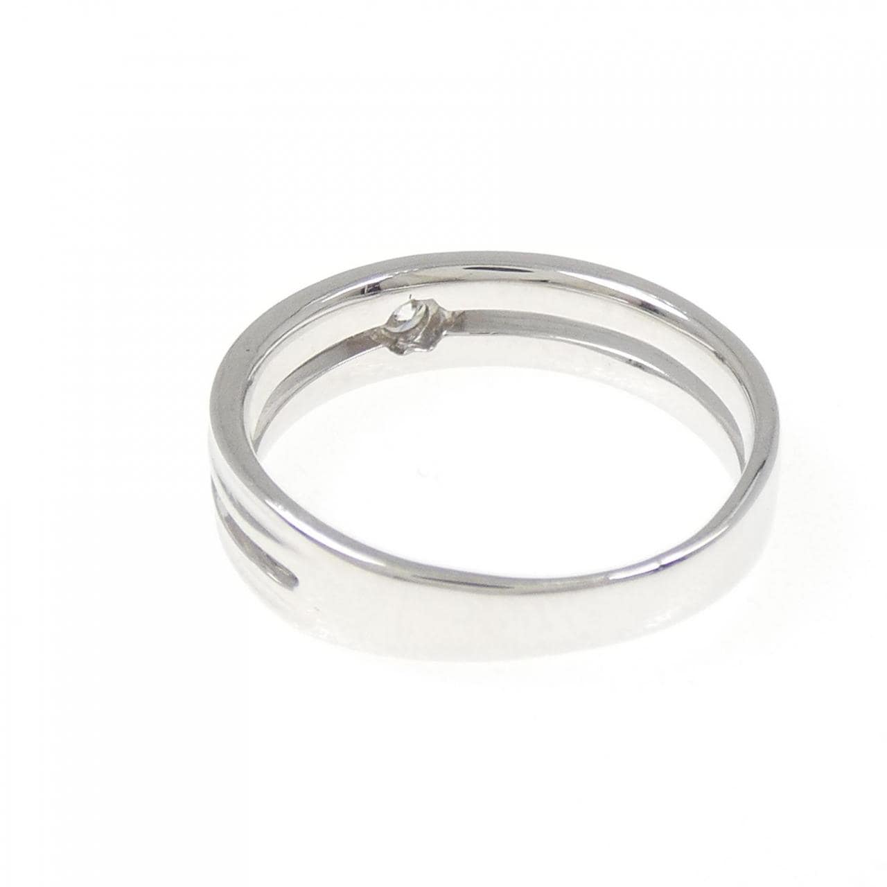 K18WG ダイヤモンド リング 0.11CT