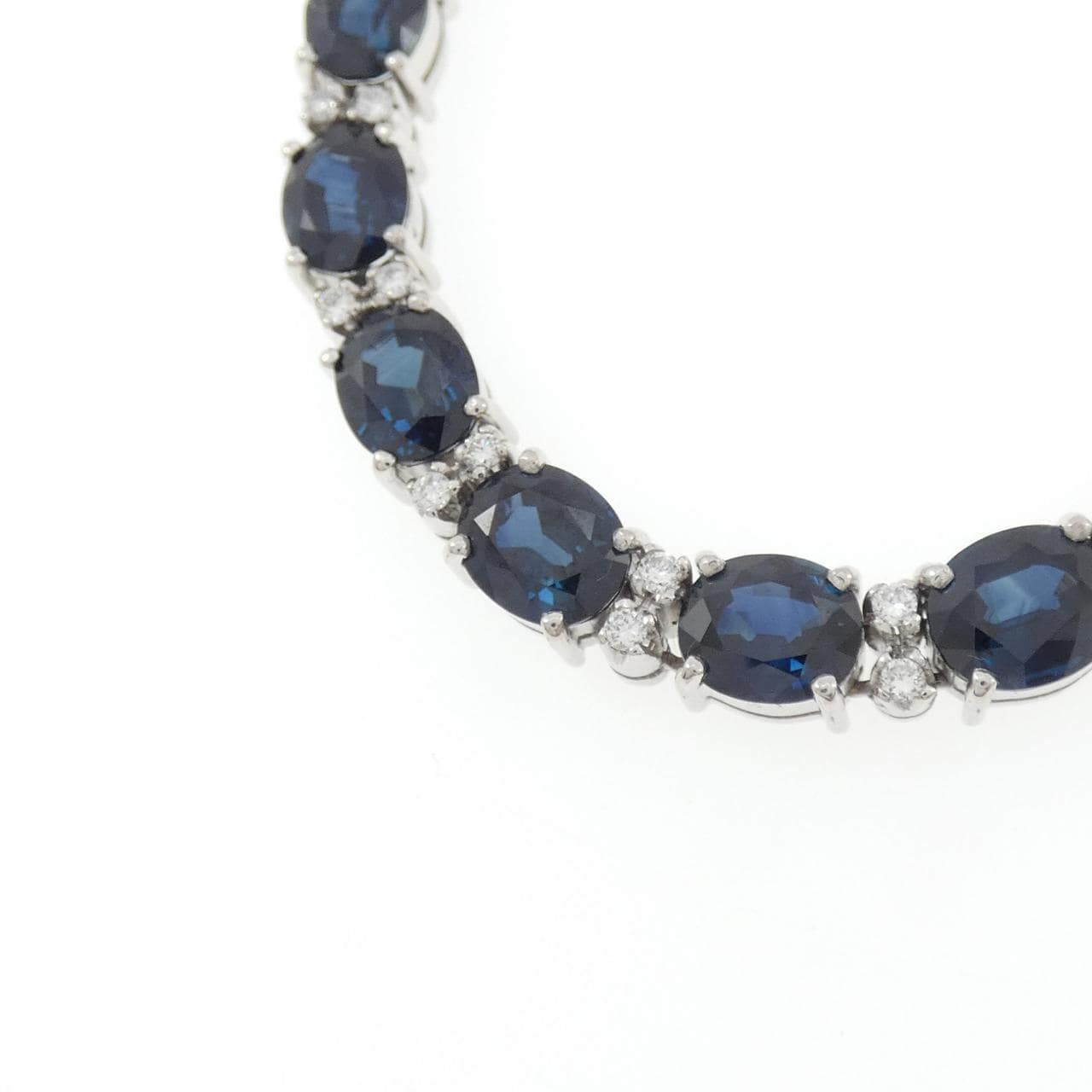 750WG サファイヤ ネックレス 51.6CT
