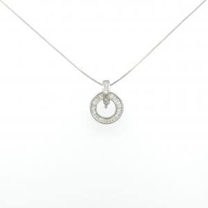 K18WG ダイヤモンド ネックレス 0.32CT