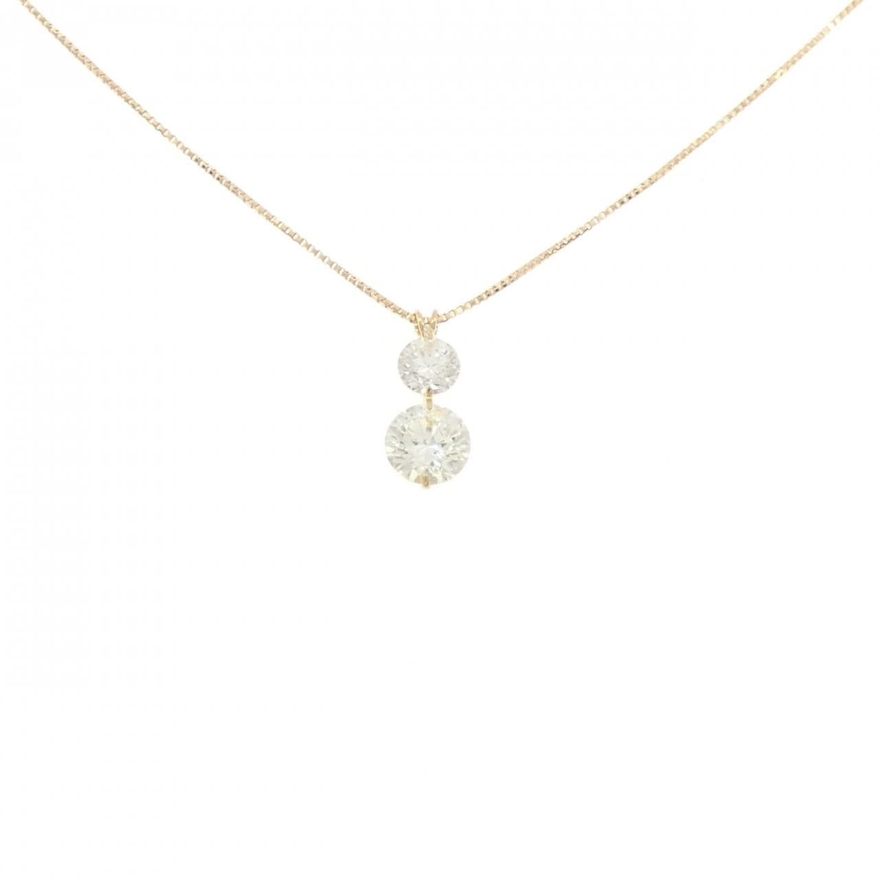 K18YG ダイヤモンド ネックレス 0.710CT