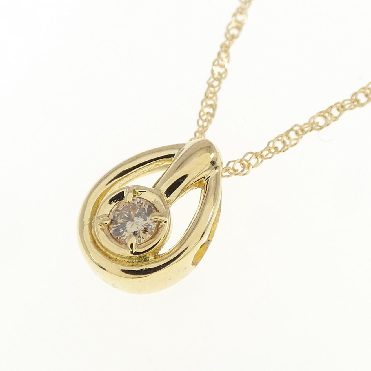 K18YG ダイヤモンド ネックレス 0.05CT