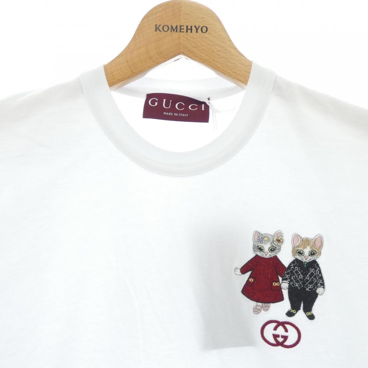 GUCCI聯鎖G 850954 XJHTP T恤