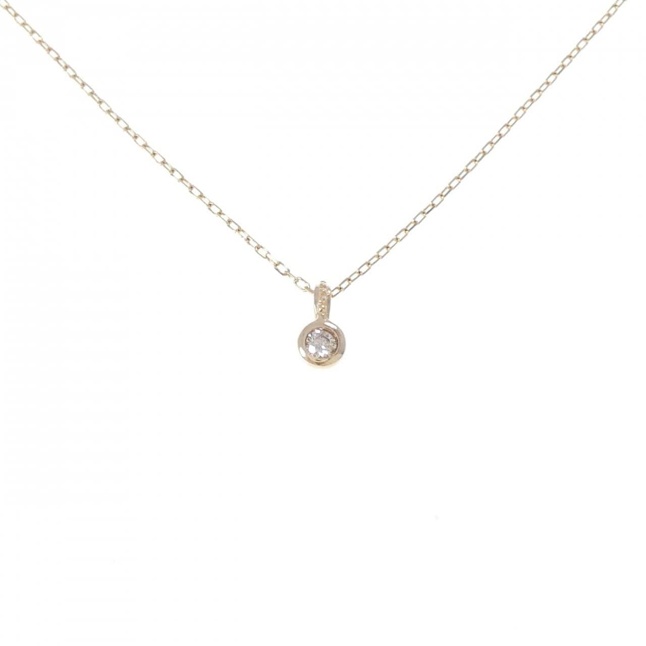 K10YG ダイヤモンド ネックレス 0.05CT