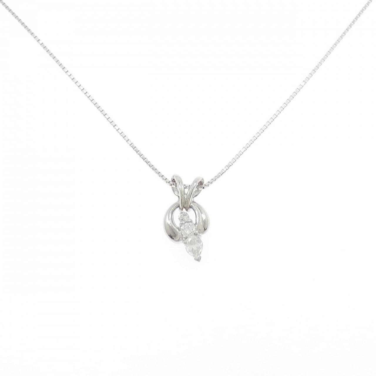 PT900/PT850 ダイヤモンド ネックレス 0.32CT