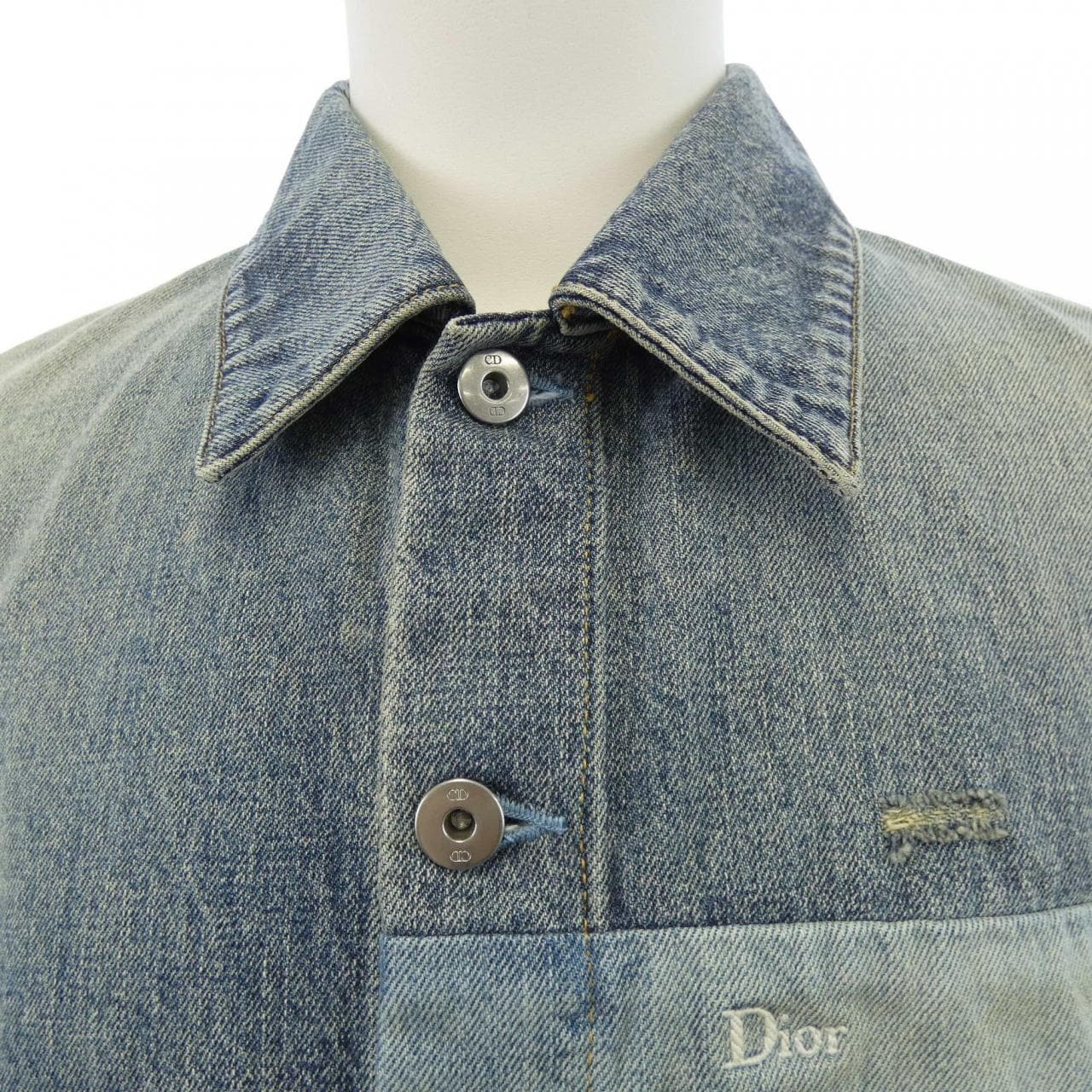 ディオール DIOR パッチワークエフェクトオーバーシャツ 683D586A3052 シャツ