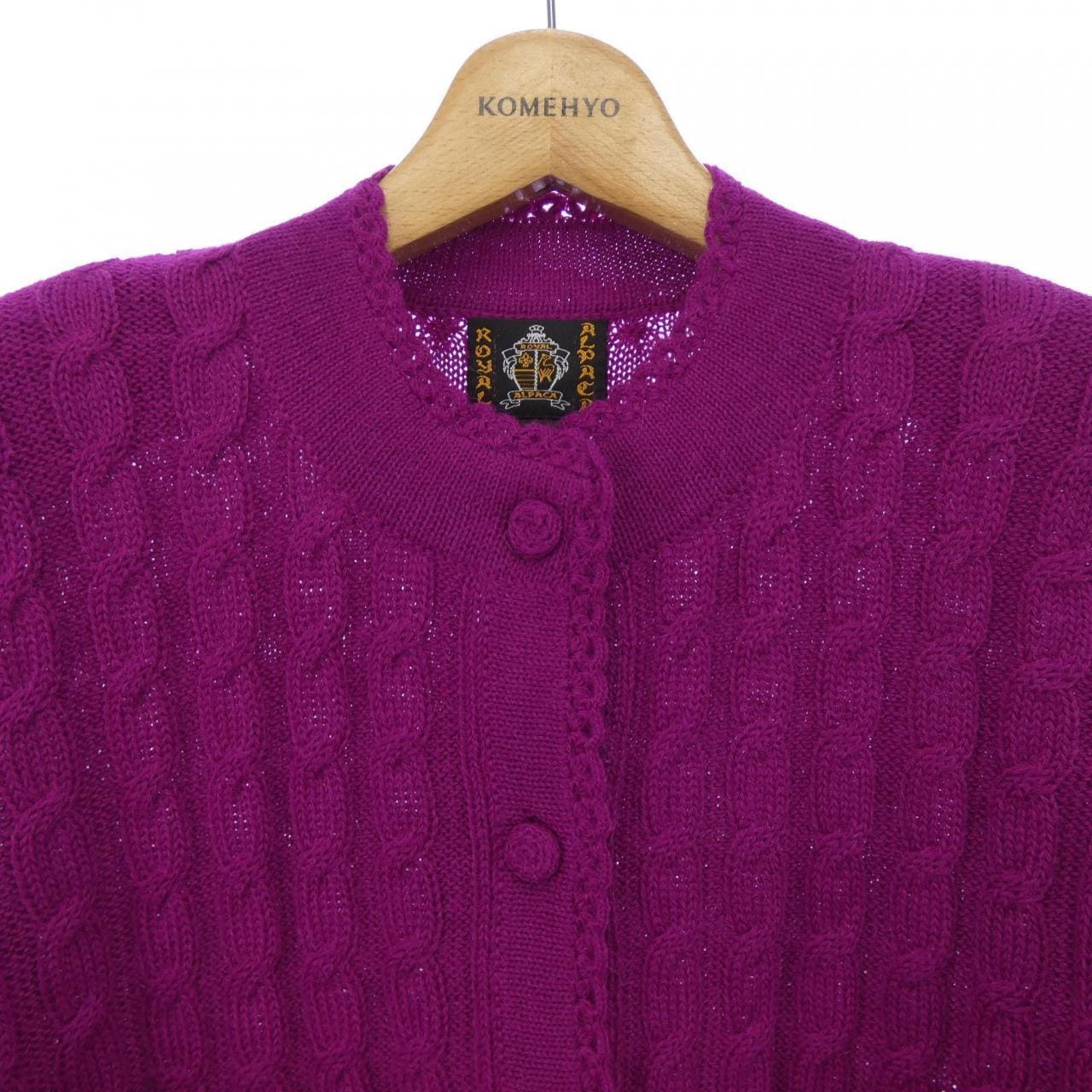 ROYAL ALPACA CARDIGAN